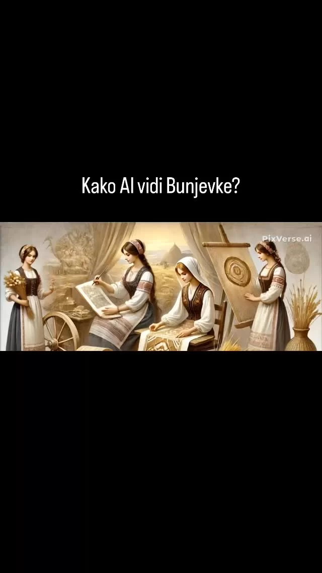 Ako veštačka inteligencija ne zna razliku između Bunjevki i svih drugih Slovena, mi je  pokazujemo snagom. Bunjevke nisu samo ime, nego umetnost, sećanje i život koji se ne gasi.
#bunjevke #snaga #umetnost #identitet #slavenski #sećanje #kultura #ekofeminizam #feminizam #zene#sandrairsevic